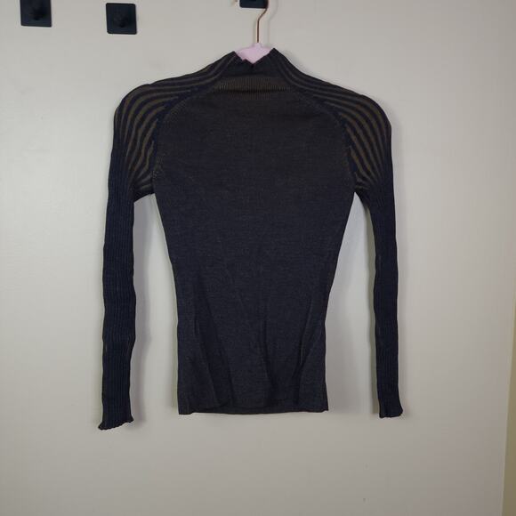 Dreyden Romy Mockneck Sweater in Brown Size XS FLAWED - Picture 1 of 11